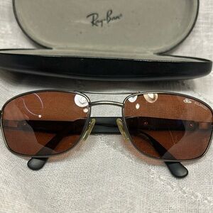 Bolle polarized sunglasses with Ray-Ban case